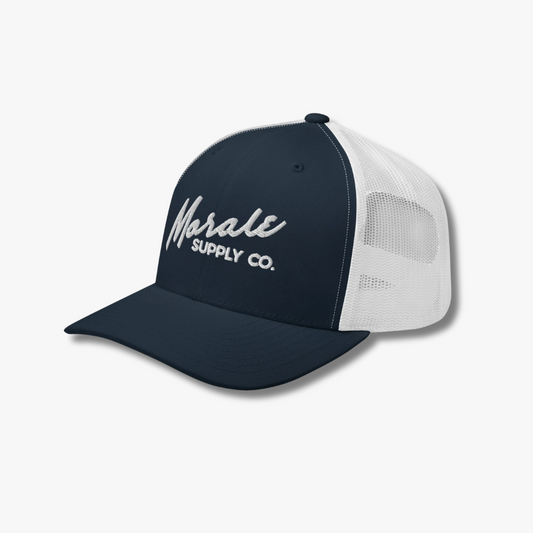 Morale Supply Co. Script Trucker Cap