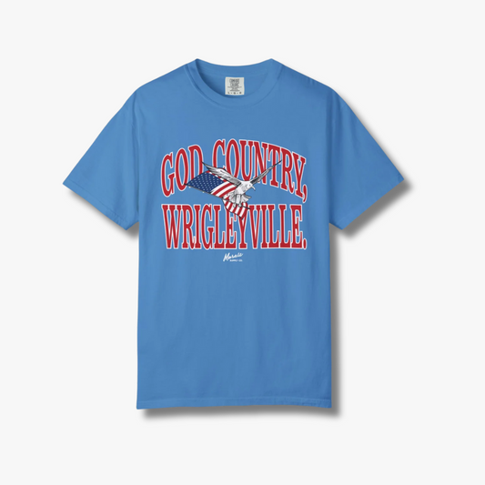 God, Country, Wrigleyville Comfort Colors T-Shirt
